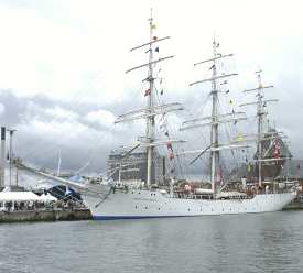 The Norwegian ship Christian Radich