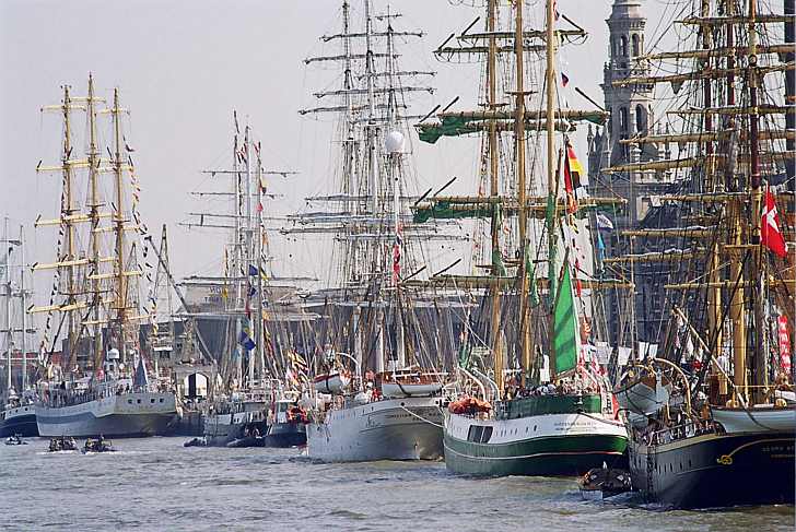 Tall Ships Race in Antwerp
